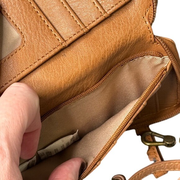 The Sak Brown Wristlet Clutch With Crossbody Strap - Picture 5 of 6